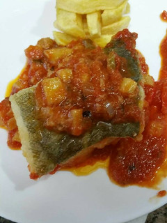 Una foto de Bacalao con pinxto