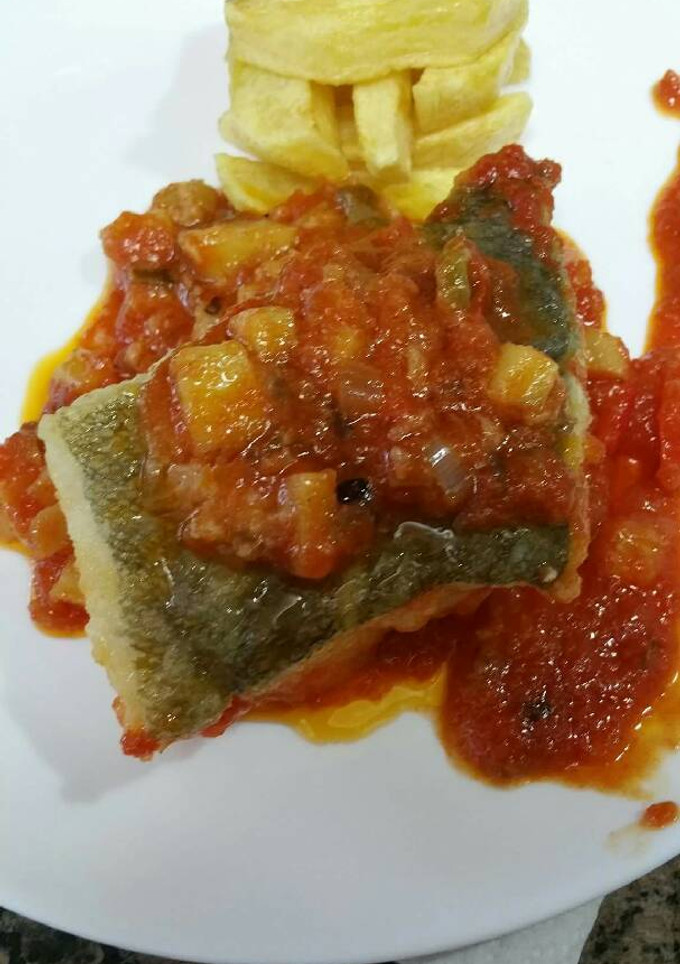Una foto de Bacalao con pinxto