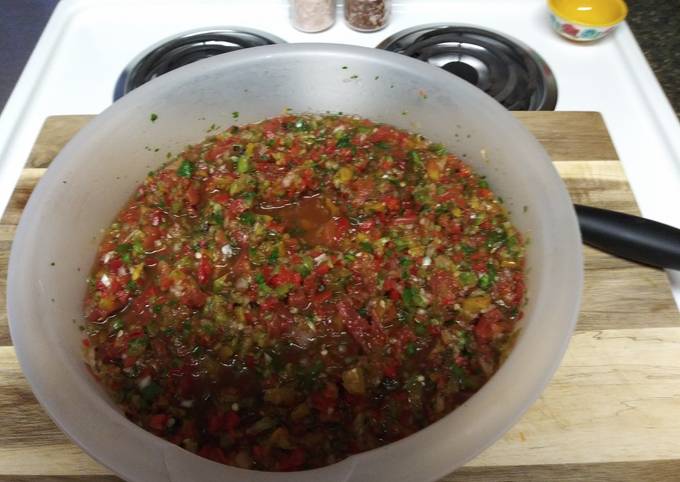 How to Prepare Favorite My Homemade Salsa!!!