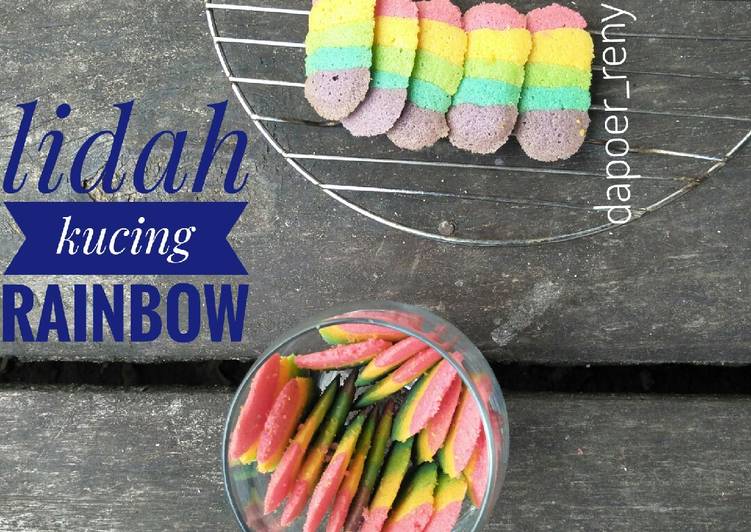 Resep: Untuk Mencoba Di RumahLidah Kucing Rainbow