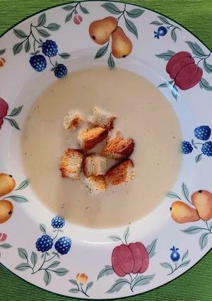 Sajtkrémleves recept fotója