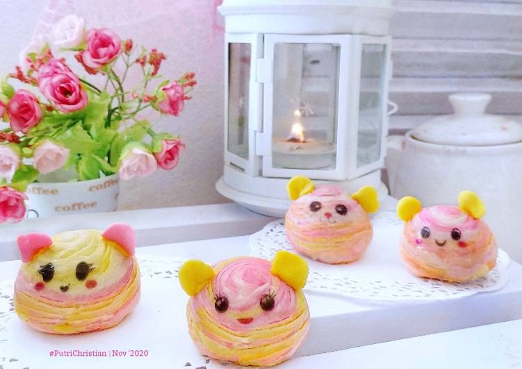 Resep Thousand layer mooncake character yang Enak Banget