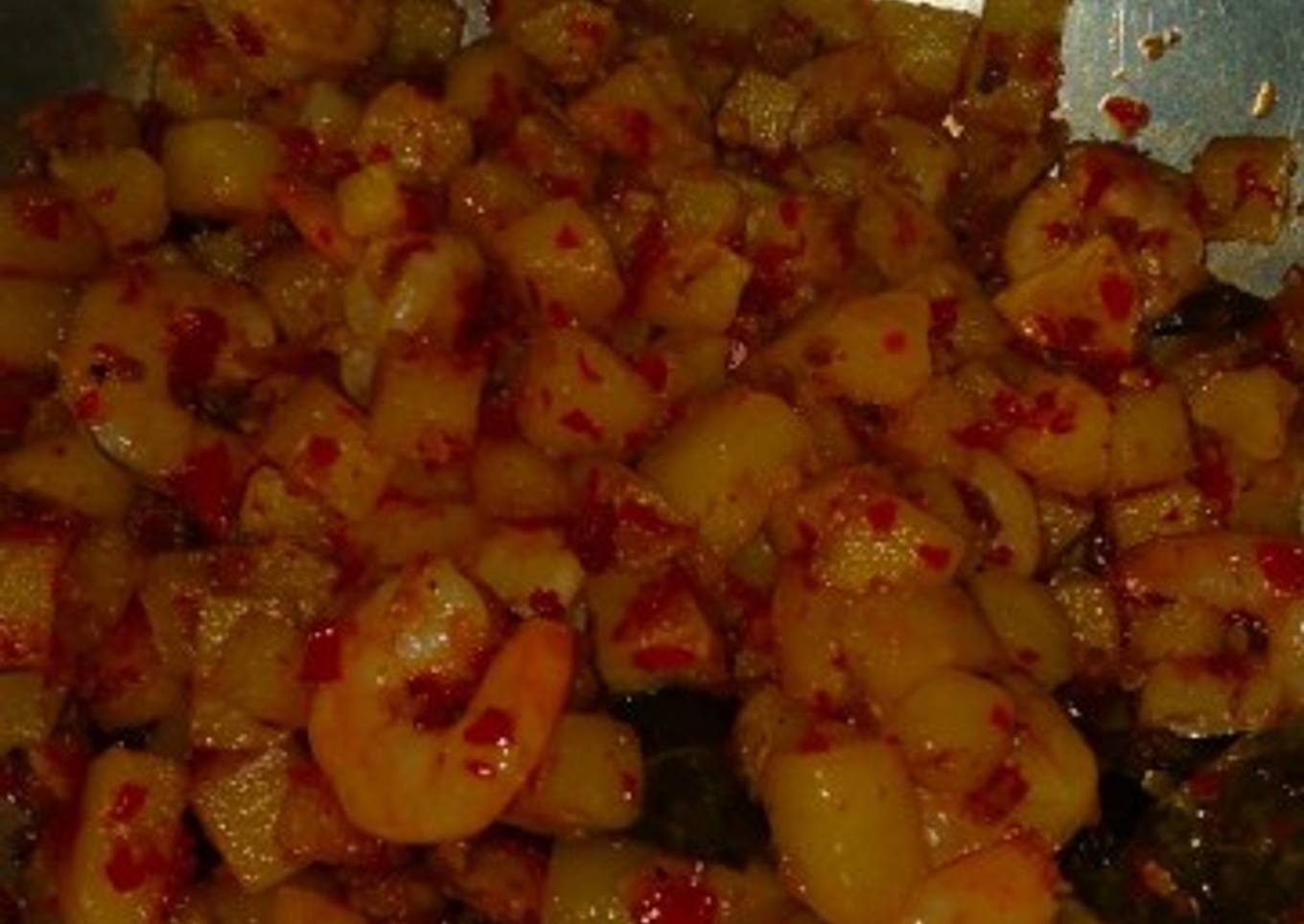 Balado Kentang Udang