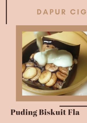 Foto resep Puding Biskuit Fla Vanila