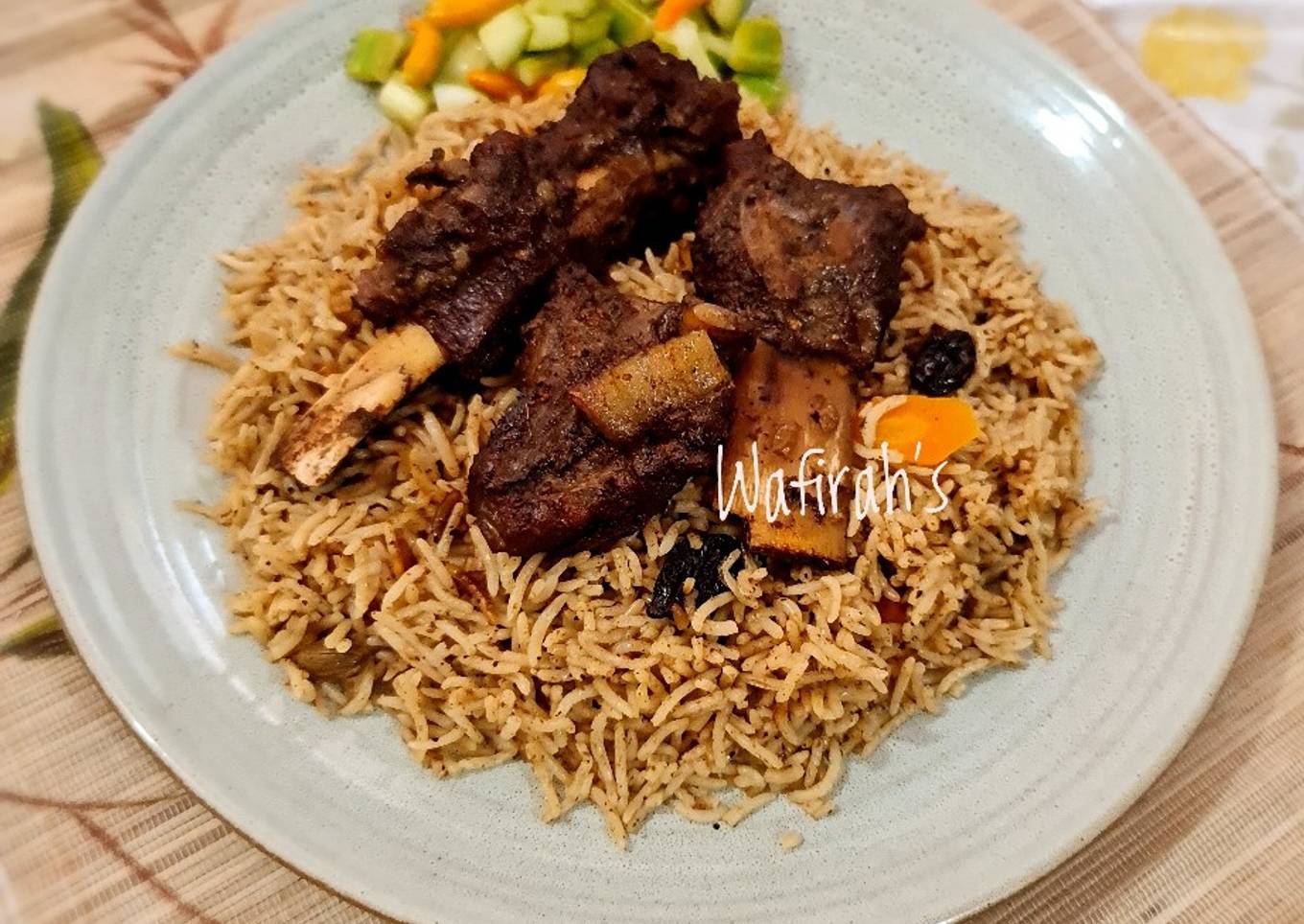 Nasi bukhori sapi oven