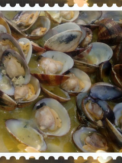 Una foto de Almejas a la marinera con brandy