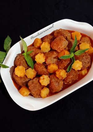 عکسی از دستور کوفته باتمان