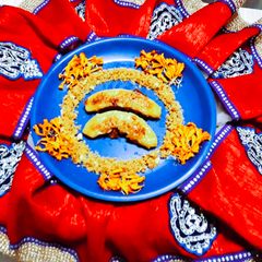 A picture of Stuffed Banana / Pazham nirachathu.