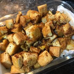 A picture of Crispy Tofu Cubes.