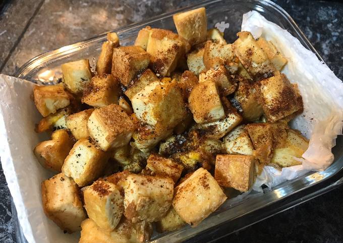 Crispy Tofu Cubes Recipe