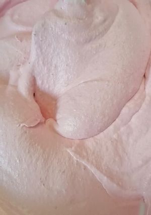 Una foto de Mousse de fresa
