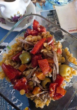 Una foto de Ensalada de legumbres