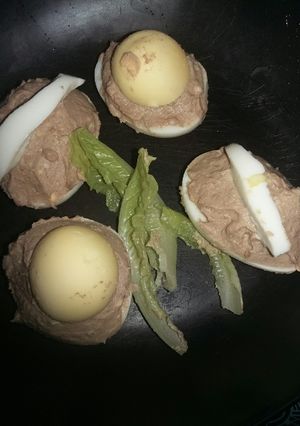 Una foto de Huevos rellenos para las festividades