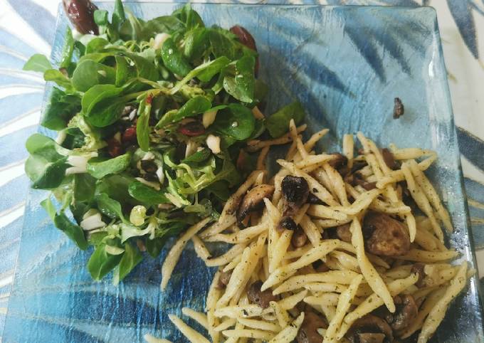 Champignons de Paris frais au vin blanc ☘️vegan☘️