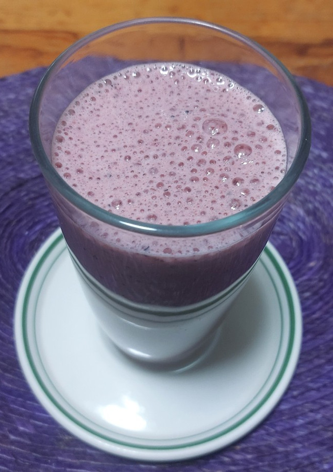 Una foto de Smoothie de frutos rojos