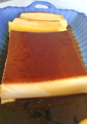 Hình của món Bánh flan sữa tươi.