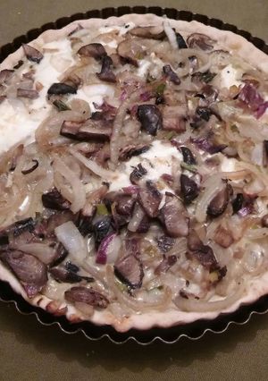 Una foto de Tarta de champiñón 🍄