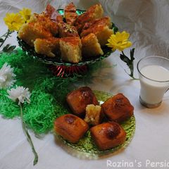 A picture of Golden syrup cake (Baklava cake).