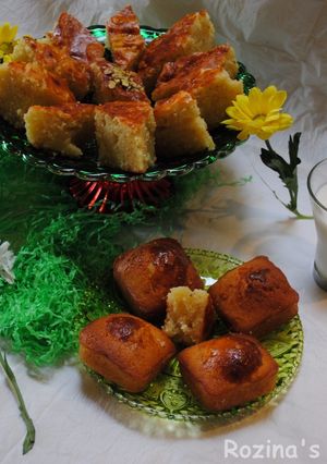 A picture of Golden syrup cake (Baklava cake).