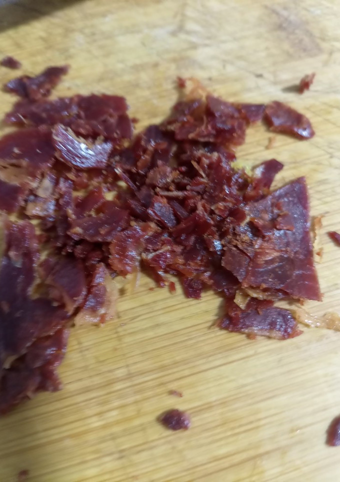 Una foto de Crujiente de jamón