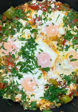 Türkisches Frühstück "Menemen" Rezepthauptbild