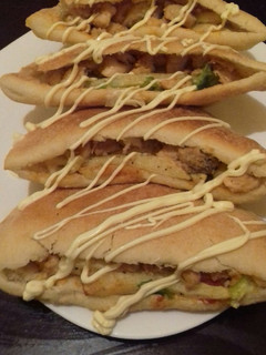 صورة لوصفة خبز الشاورما مع حشوة هايلة 😋