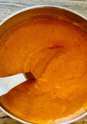 A picture of Moongfali chutney.