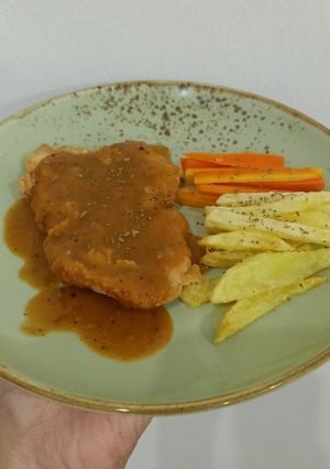 Foto resep Crispy Chicken Steak