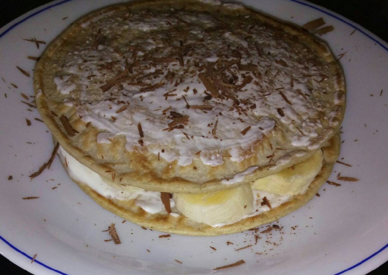 Tortita de avena y plátano