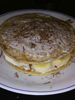 Una foto de Tortita de avena y plátano