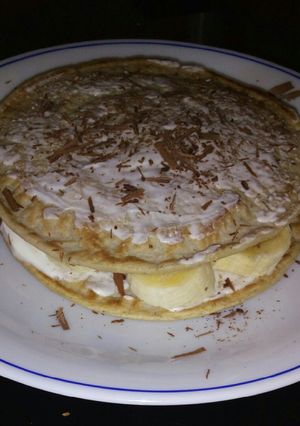Una foto de Tortita de avena y plátano