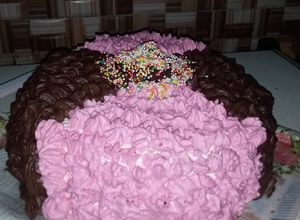 صورة لوصفة كيكة ميلاد بسيطة