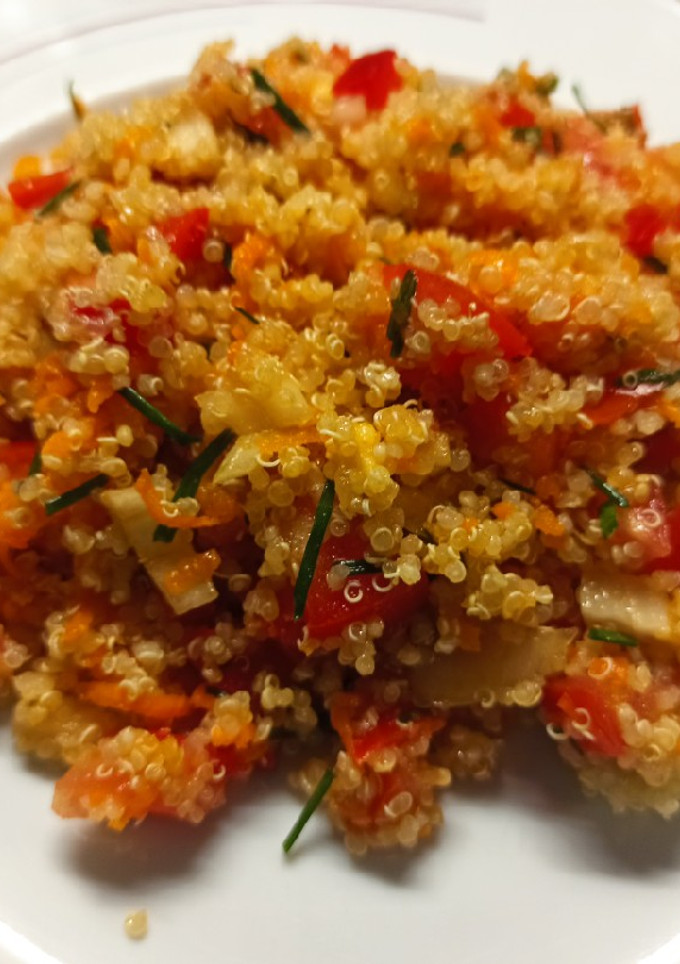 Una foto de Ensalada de quinoa