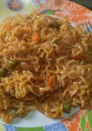 A picture of Atta Garlic Maggi.
