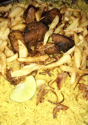 صورة لوصفة كبسة سمك 🍲