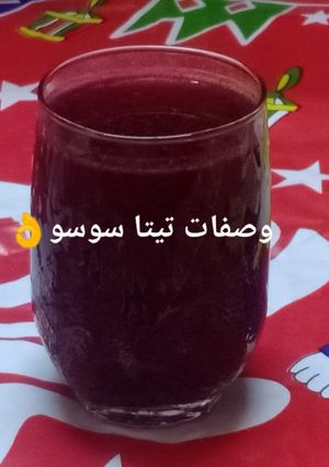 صورة لوصفة مشروب الكركديه السريع