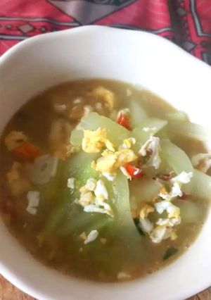 Foto resep Oseng timun dengan telur