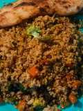 ফিস কিনোয়া ফ্রায়েড রাইস চাইনিজ স্টাইল ( fish quinoa fried rice Chinese style recipe in Bengali