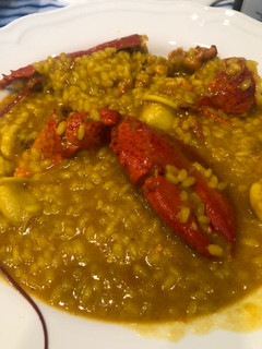 Una foto de Arroz caldoso con bogavante