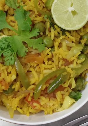 A picture of Veg Pulao !!.