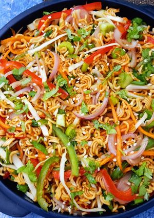 A picture of Crunchy Nut-Free Thai Bhel.