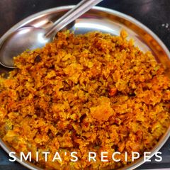 A picture of Leftover chpati churma.
