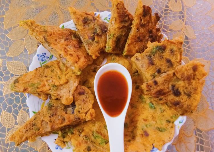 Recipe of Perfect Cheese Paratha Pakoda