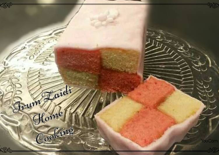 Easiest Way to Make Perfect 🍰Battenberg Cake🍰