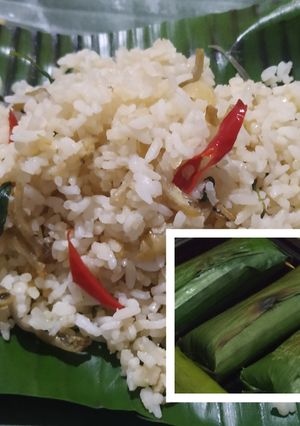 Foto resep Nasi Bakar Teri dan Sambal