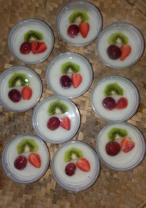 Foto resep Milky Puding Fruit