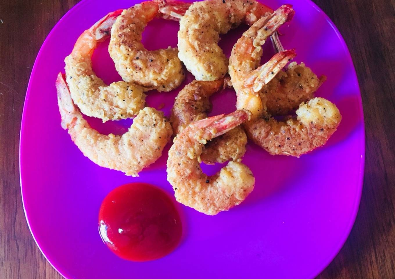 Camarones empanizados