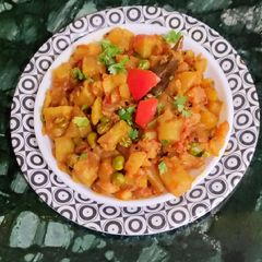 A picture of Knol Khol Masala Subzi.