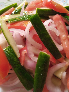 A picture of Three Color Veggie Salad.