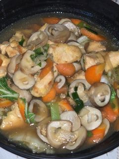 Foto resep Ayam cah jamur